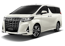 alphard luxury white